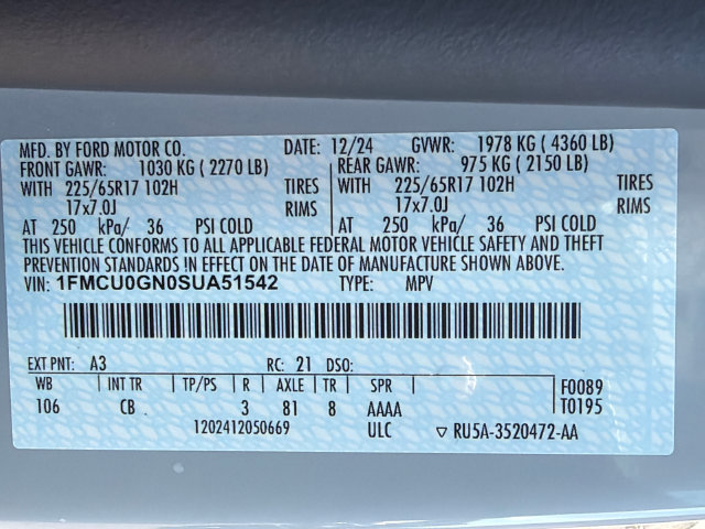 Used 2025 Ford Escape Active FWD image 31