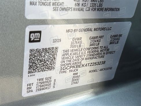 New 2026 Chevrolet Silverado 1500 Custom w/ Turbomax Blackout Package image 26