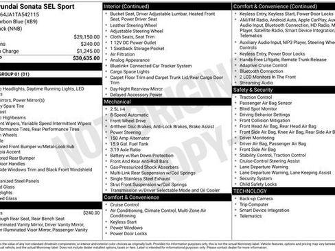 New 2026 Hyundai Sonata SEL image 4
