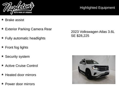 Used 2023 Volkswagen Atlas SE image 16