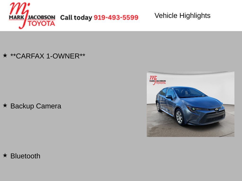 Used 2025 Toyota Corolla LE FWD image 6