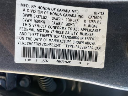 Used 2018 Honda Civic EX image 10