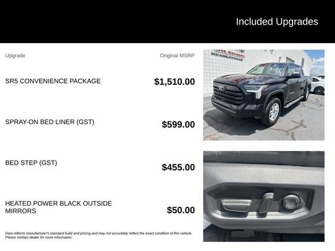 Used 2025 Toyota Tundra SR5 w/ SR5 Convenience Package AWD/4WD image 7