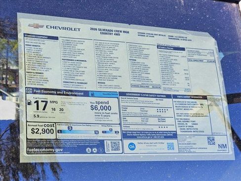 New 2026 Chevrolet Silverado 1500 High Country w/ High Country Premium Package AWD/4WD image 18
