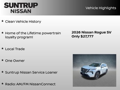 Certified 2026 Nissan Rogue SV AWD/4WD image 8