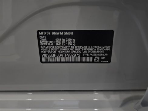 New 2026 BMW M3 Competition w/ M Carbon Exterior Package image 31