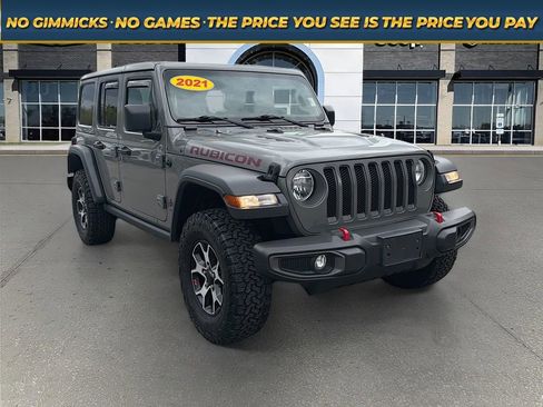 Used 2021 Jeep Wrangler Unlimited Rubicon w/ Cold Weather Group AWD/4WD image 1