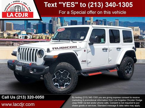 Used 2023 Jeep Wrangler Unlimited Rubicon w/ LED Lighting Group AWD/4WD image 1
