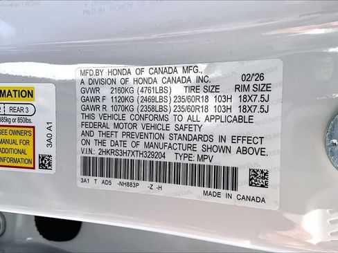 Certified 2026 Honda CR-V EX-L image 66