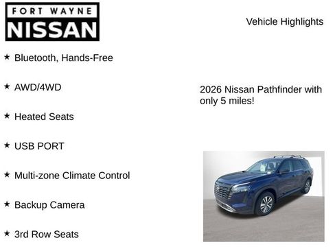New 2026 Nissan Pathfinder SL AWD/4WD image 8