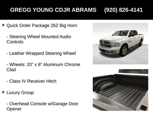 Used 2015 RAM 1500 Big Horn AWD/4WD image 13