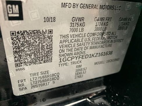 Used 2019 Chevrolet Silverado 1500 LT Trail Boss AWD/4WD image 30