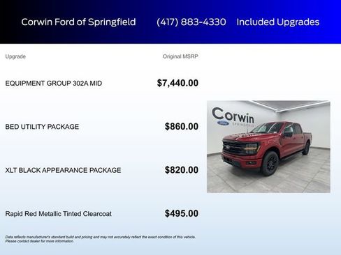 New 2025 Ford F150 XLT w/ Equipment Group 302A MID image 5