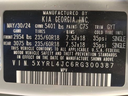 Used 2024 Kia Sorento S w/ Panoramic Sunroof Package FWD image 33