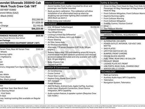 New 2025 Chevrolet Silverado 3500 W/T w/ WT Convenience Package image 30