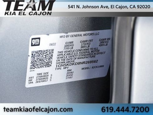 Used 2022 Chevrolet Suburban Z71 AWD/4WD image 37
