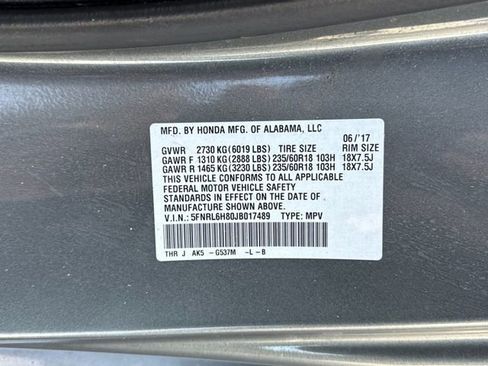 Used 2018 Honda Odyssey Touring image 33