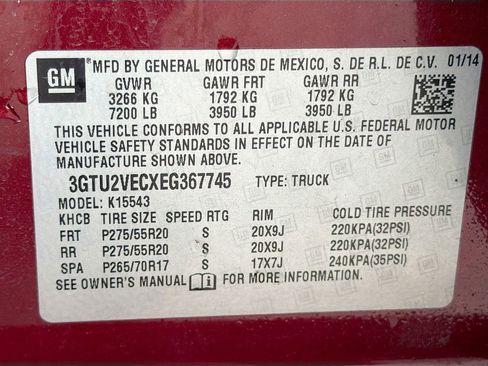 Used 2014 GMC Sierra 1500 SLT w/ SLT Crew Cab Value Package AWD/4WD image 43