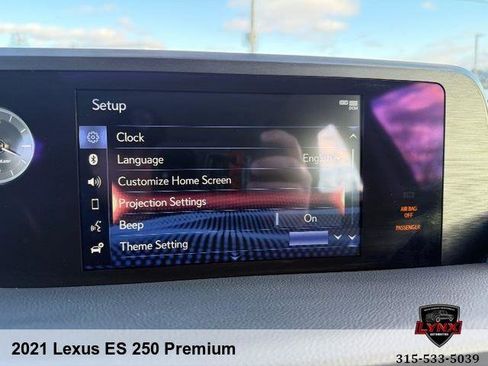 Used 2021 Lexus ES 250 w/ Premium Package image 19