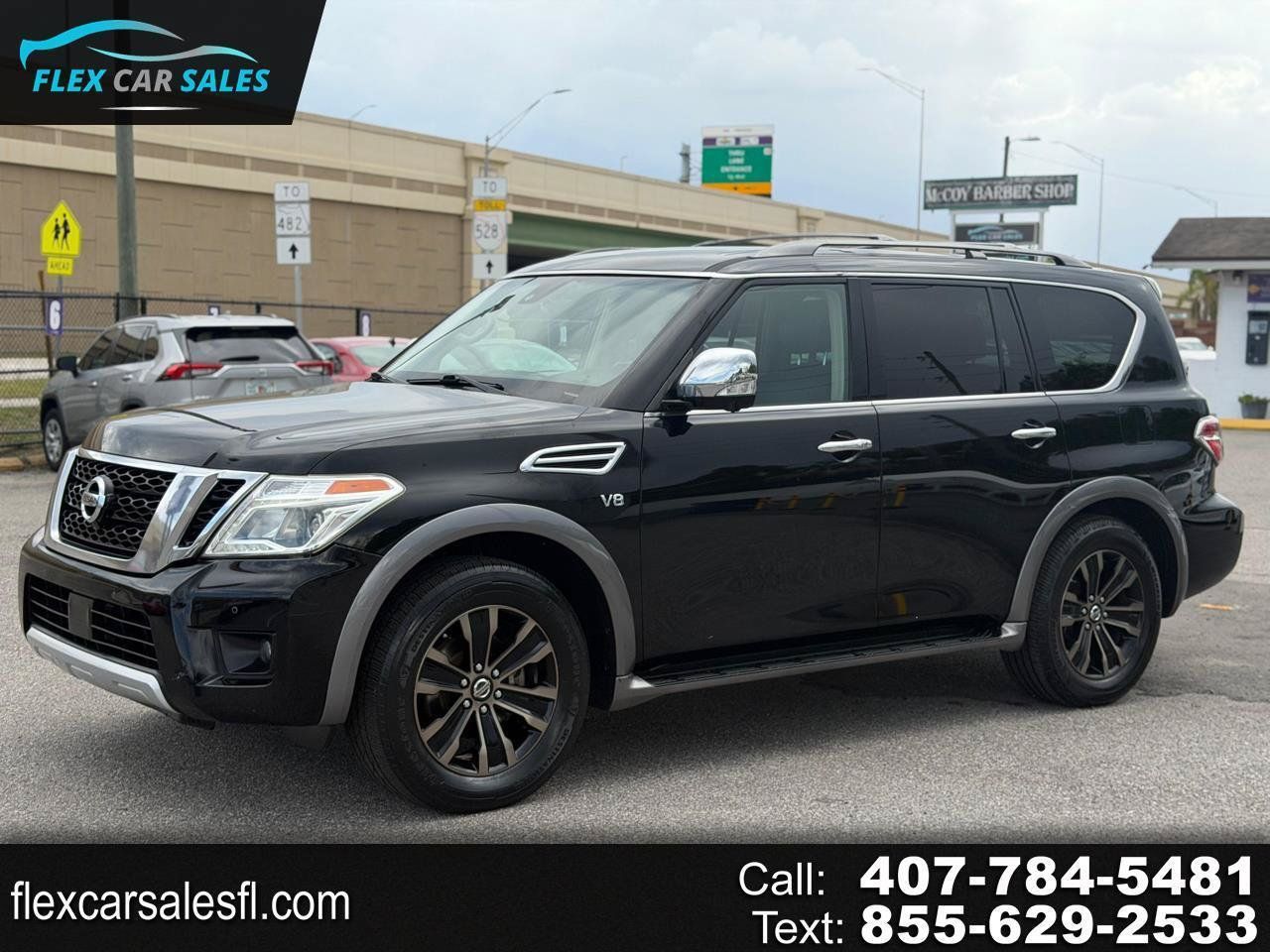 Used 2017 Nissan Armada Platinum w/ Interior Lighting Package AWD/4WD image 1