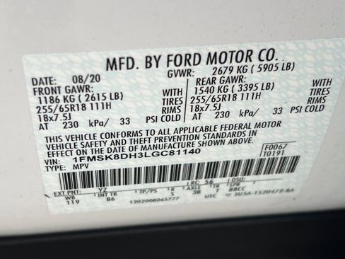 Used 2020 Ford Explorer XLT w/ Class III Trailer Tow Package image 26