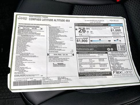 New 2026 Jeep Compass Latitude w/ Sun and Sound Group image 14