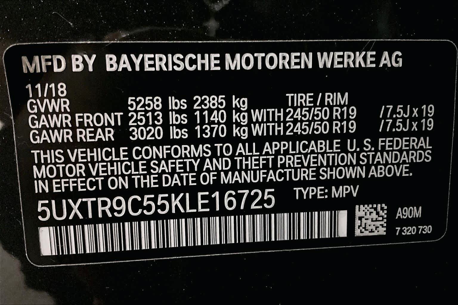 Used 2019 BMW X3 xDrive30i w/ Driving Assistance Package AWD/4WD image 33