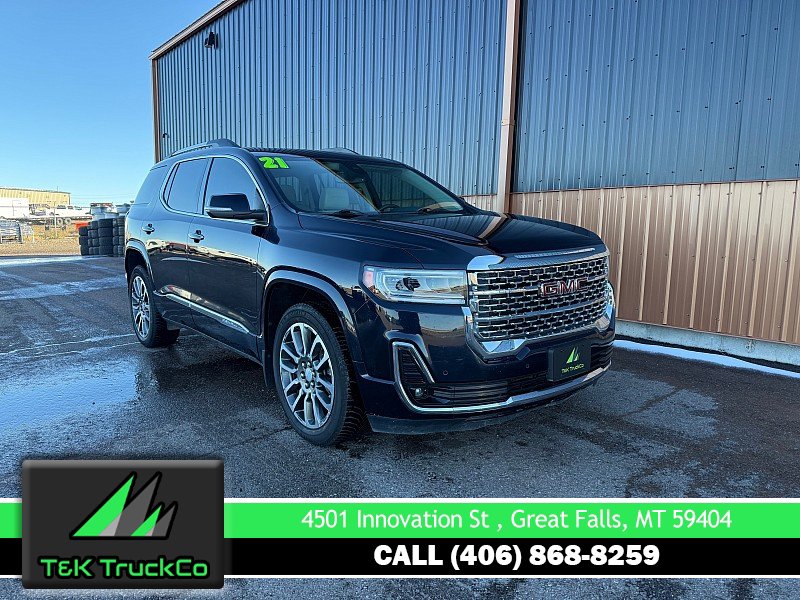 Used 2021 GMC Acadia Denali w/ LPO, Floor Liner Package AWD/4WD image 1