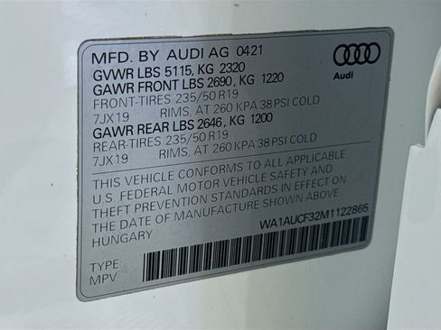 Used 2021 Audi Q3 2.0T Premium w/ Convenience Package image 40