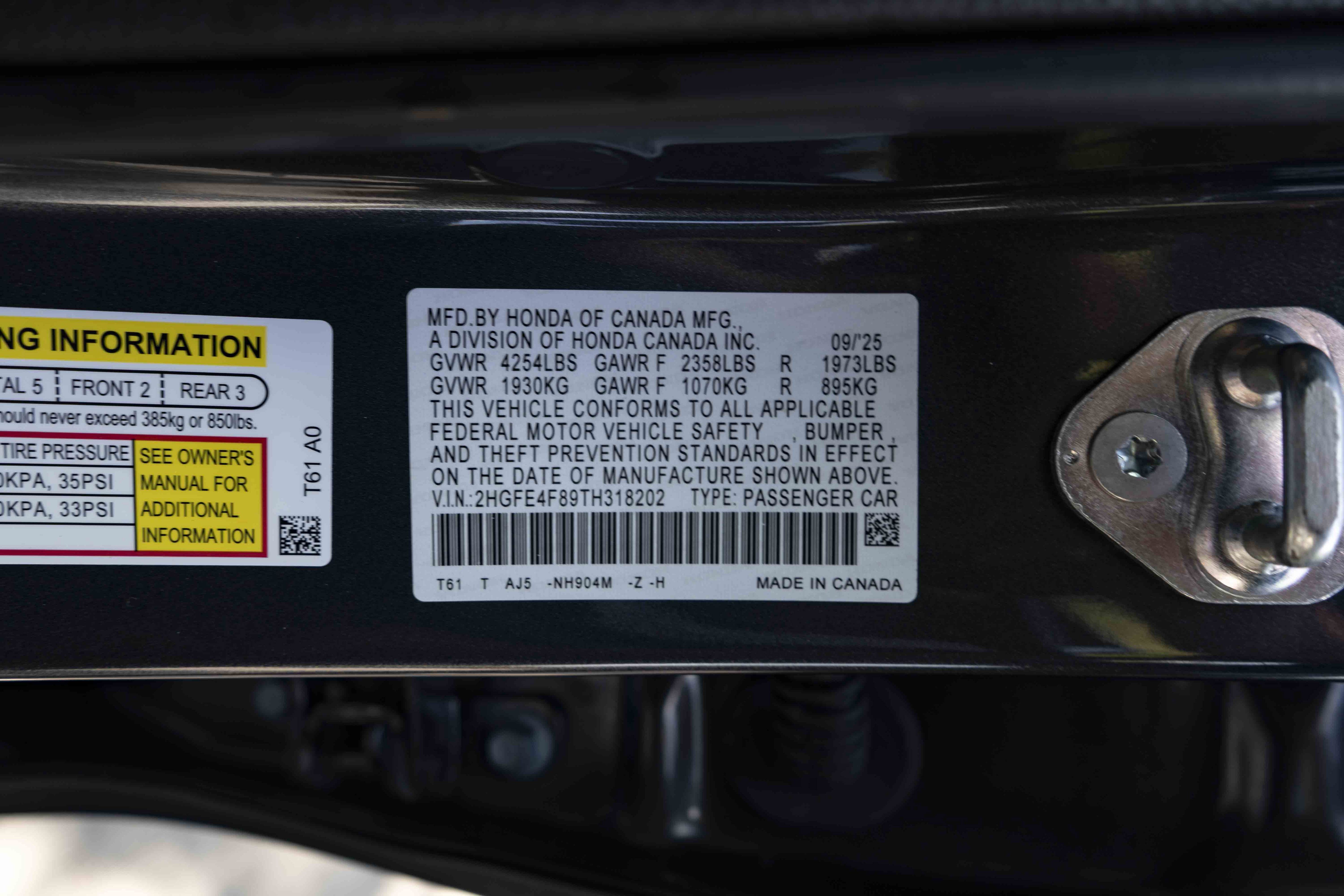 Used 2026 Honda Civic Sport Touring image 45