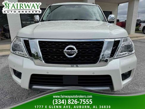 Used 2019 Nissan Armada Platinum w/ Captain's Chairs Package AWD/4WD image 3