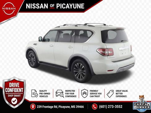 Used 2018 Nissan Armada Platinum w/ Captain Seat Package RWD image 3