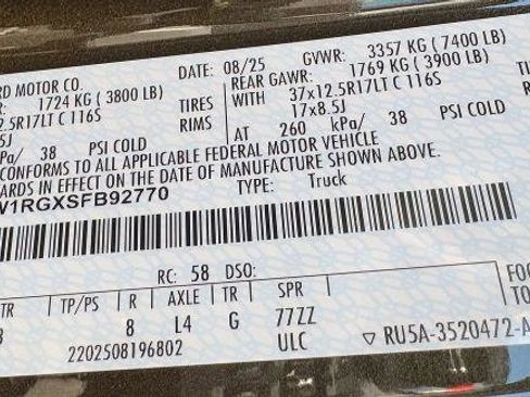 New 2025 Ford F150 Raptor image 32