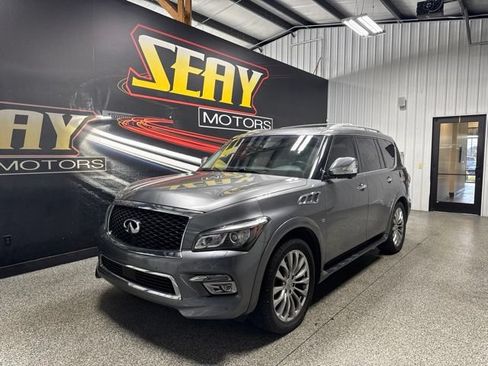 Used 2017 INFINITI QX80 4WD w/ Deluxe Technology Package image 1