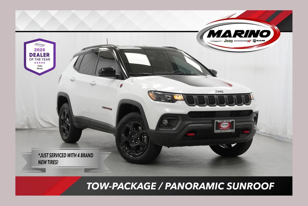 Certified 2023 Jeep Compass Trailhawk w/ Sun and Sound Group AWD/4WD image 1