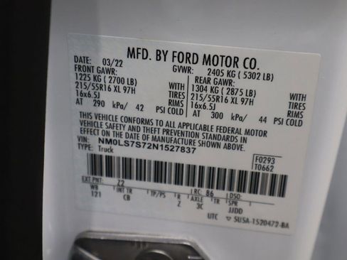 Used 2022 Ford Transit Connect XL w/ CNG/LPG Engine Prep Package image 28