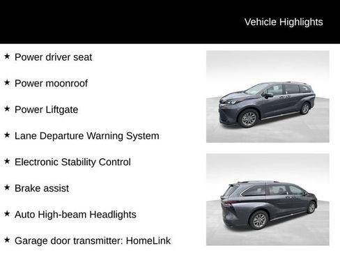 Certified 2025 Toyota Sienna XLE w/ XLE Plus Package AWD/4WD image 10