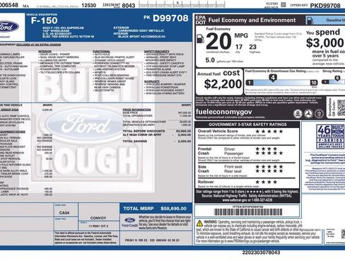 Certified 2023 Ford F150 XLT w/ Equipment Group 302A High image 34