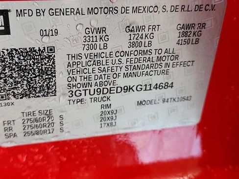 Certified 2019 GMC Sierra 1500 SLT w/ SLT Premium Plus Package image 34