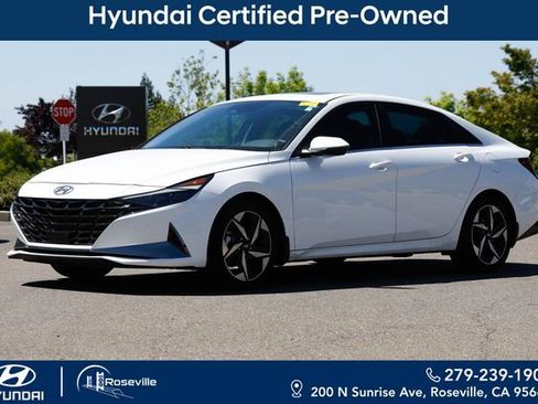 Certified 2021 Hyundai Elantra Limited w/ Cargo Package FWD image 1