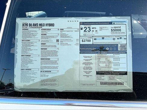 New 2026 Volvo XC90 B6 Plus w/ Protection Package Premier image 26