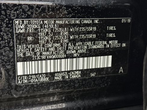 Used 2019 Toyota RAV4 XLE Premium w/ Advanced Technology Package image 32