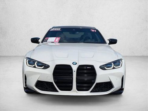 Used 2021 BMW M4 Coupe w/ Executive Package RWD image 2