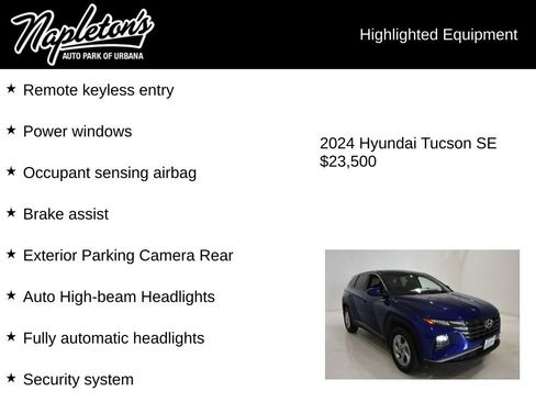 Used 2024 Hyundai Tucson SE AWD/4WD image 16