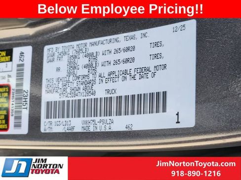 New 2026 Toyota Tundra Limited image 23