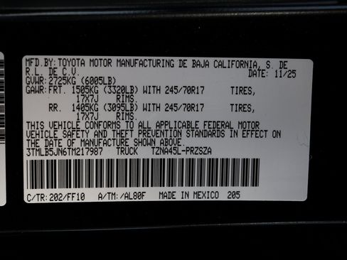 New 2026 Toyota Tacoma TRD Sport image 33