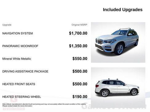 Used 2019 BMW X3 xDrive30i w/ Driving Assistance Package image 8