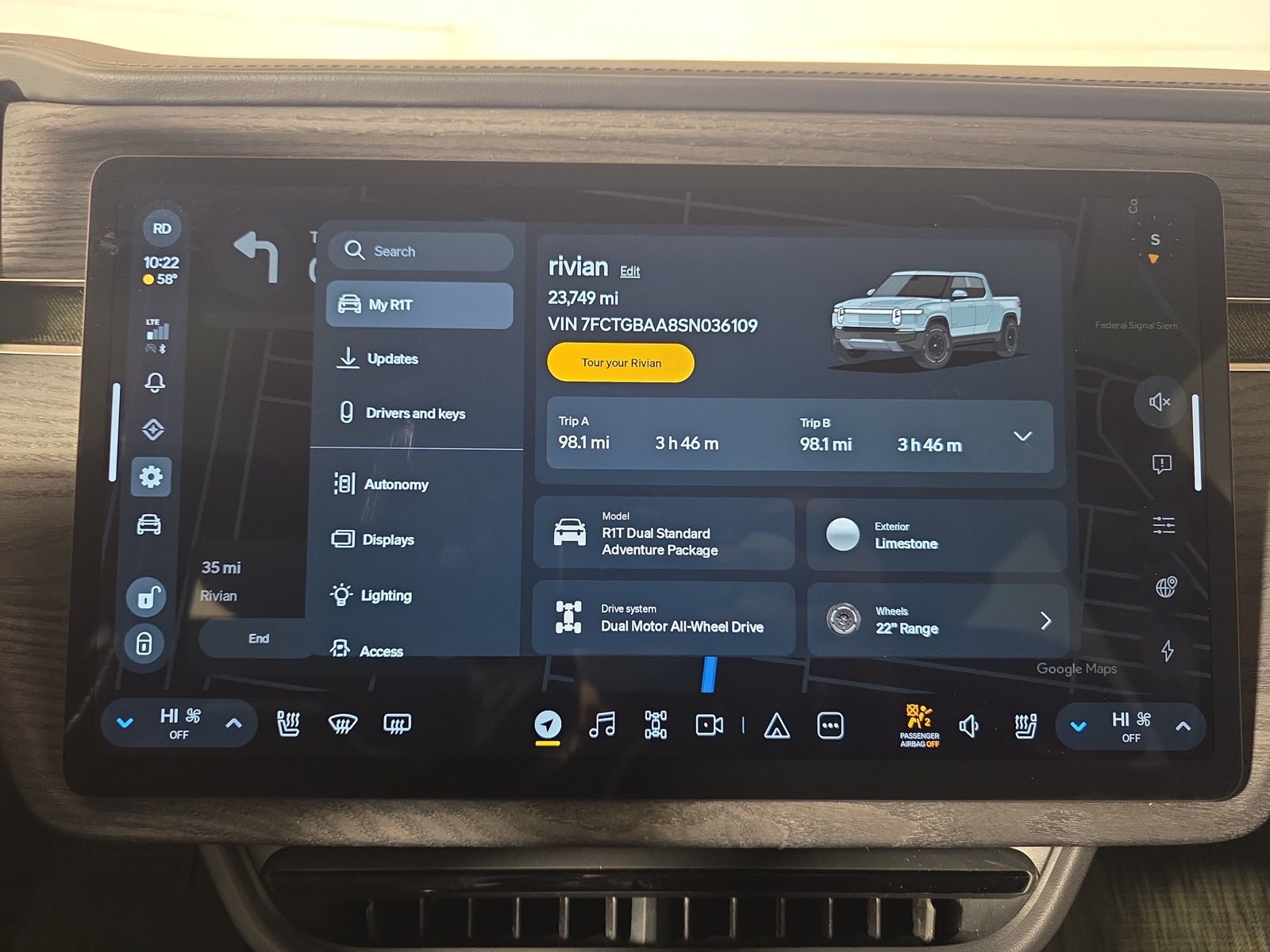 Used 2025 Rivian R1T Adventure Dual AWD/4WD image 27