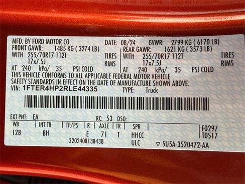 Used 2024 Ford Ranger XLT w/ Equipment Group 301A High image 27