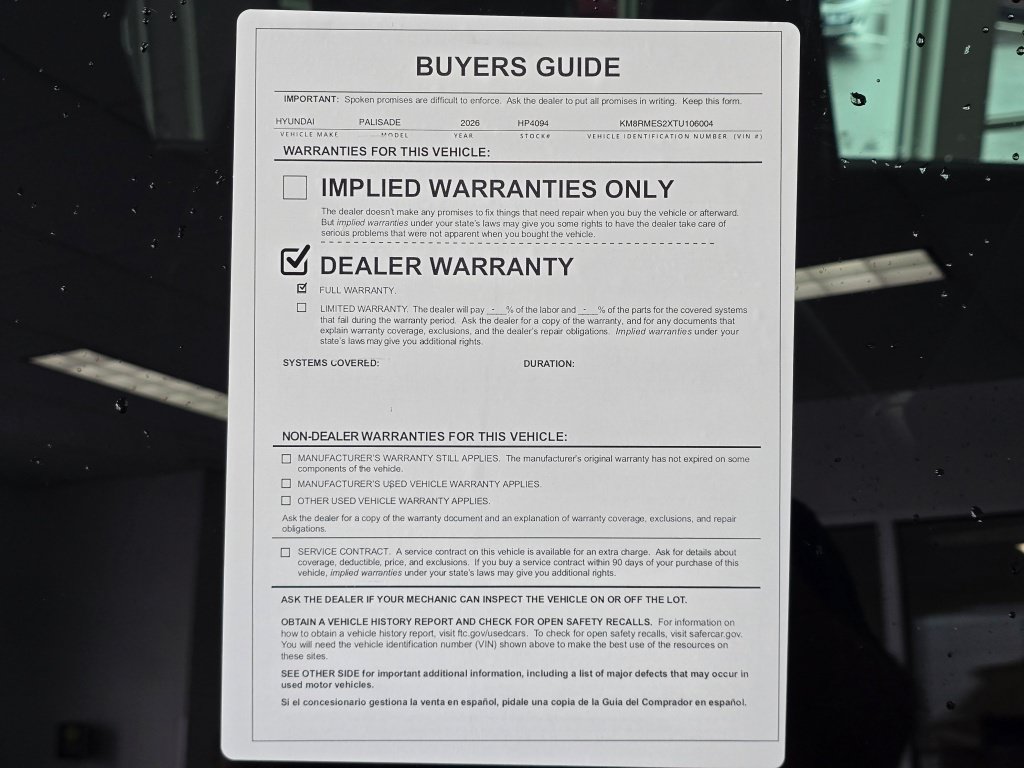 Used 2026 Hyundai Palisade Calligraphy AWD/4WD image 45